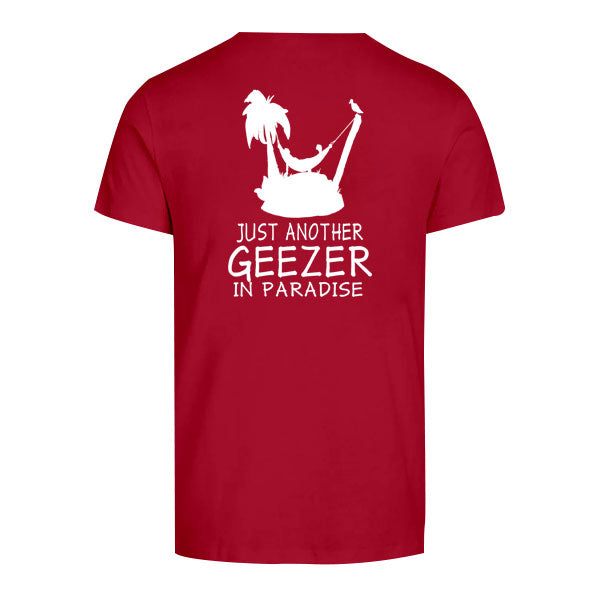 Just Another Geezer in Paradise T-shirt