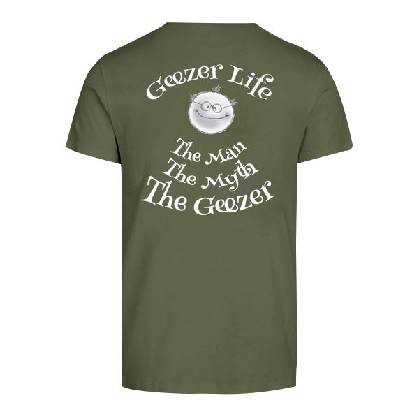 The Man, The Myth, The Geezer T-shirt