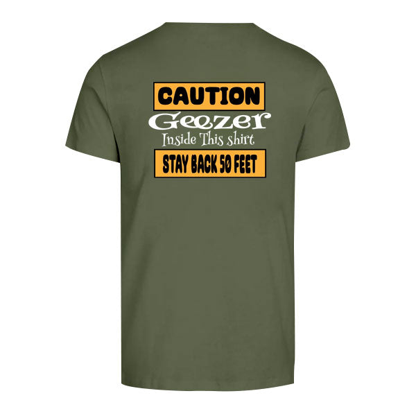 Caution Geezer  T-shirt