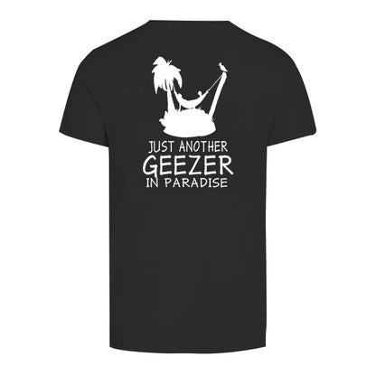 Just Another Geezer in Paradise T-shirt